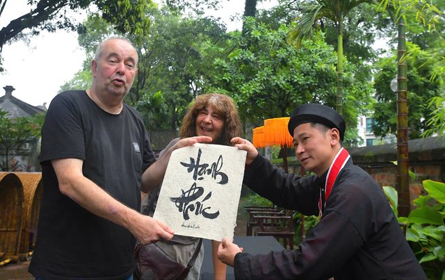 “Nét chữ An nhiên” – Khi thư pháp hòa cùng không gian di sản