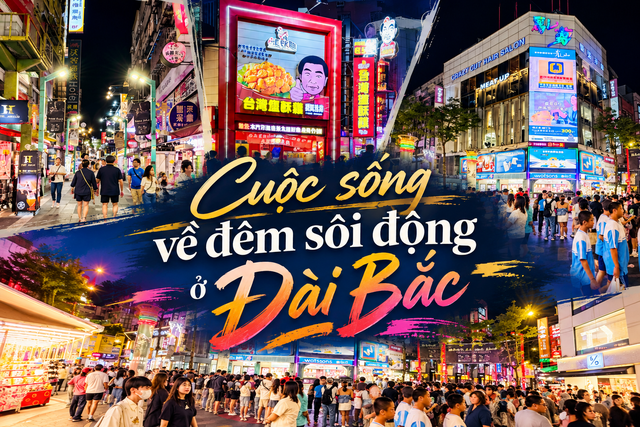 Cuộc sống về đêm sôi động ở Đài Bắc