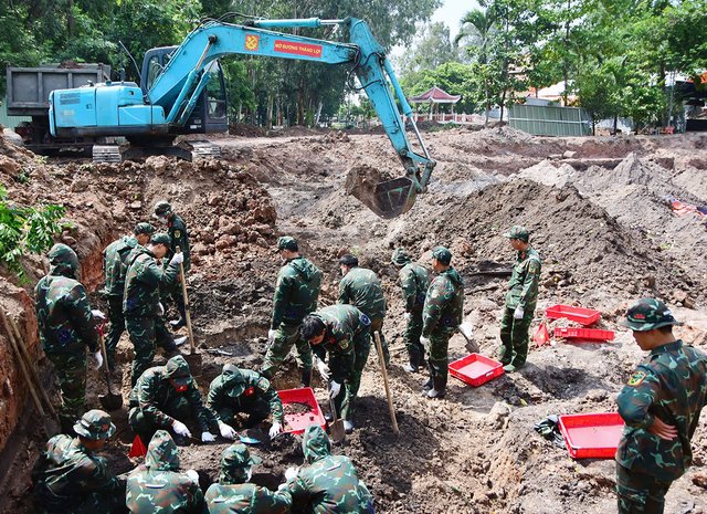 TP.HCM quy tập được 564 bộ hài cốt liệt sĩ tại Công viên Lê Thị Riêng