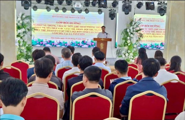 Lai Châu bồi dưỡng nghiệp vụ trọng tài thể thao phong trào