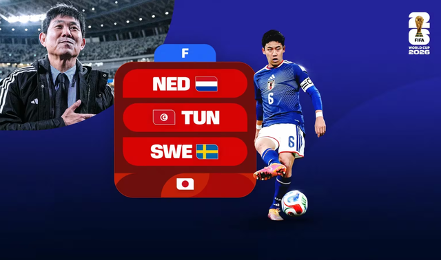 Lịch thi đấu của đội tuyển Nhật Bản tại World Cup 2026: “Samurai Xanh” tham vọng phá bỏ lời nguyền vòng 16 đội