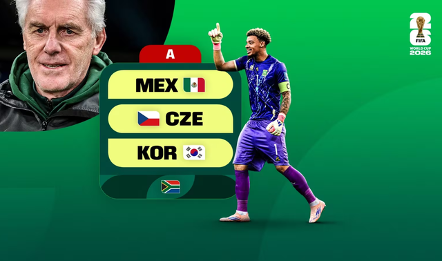 Lịch thi đấu của đội tuyển Nam Phi tại World Cup 2026: “Bafana Bafana” và vũ điệu hồi sinh
