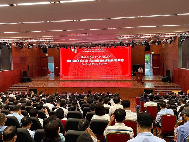 Tập huấn công tác kiểm kê di sản tư liệu trên địa bàn TP Hà Nội