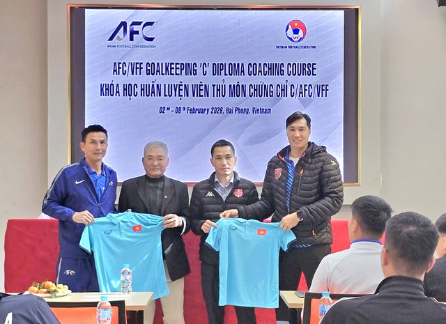 VFF tổ chức khoá học HLV thủ môn chứng chỉ “C” AFC/VFF