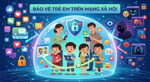 Nghiên cứu kỹ cấm trẻ dưới 16 tuổi tương tác trên mạng