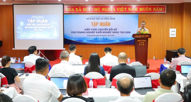 Doanh nghiệp khởi nghiệp Quảng Ngãi tiếp cận xu hướng AI và chuyển đổi số