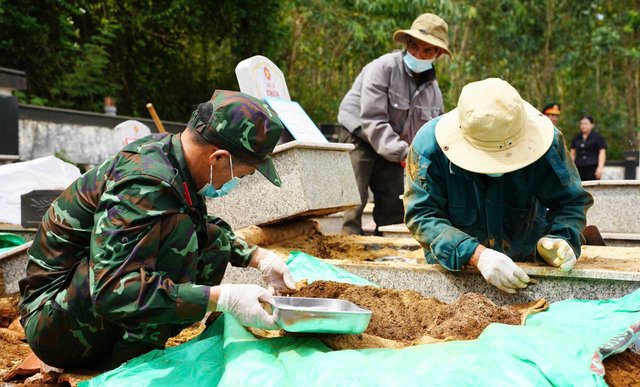 Quảng Ngãi tăng tốc lấy mẫu ADN, sớm xác định danh tính liệt sĩ