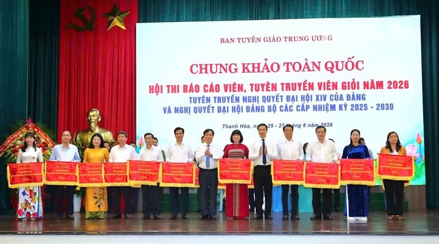 32 báo cáo viên, tuyên truyền viên tranh tài tại Chung khảo toàn quốc ở Thanh Hóa