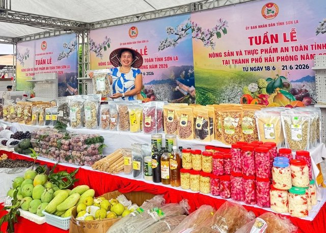 Quảng bá nông sản và thực phẩm an toàn Sơn La tại Hải Phòng