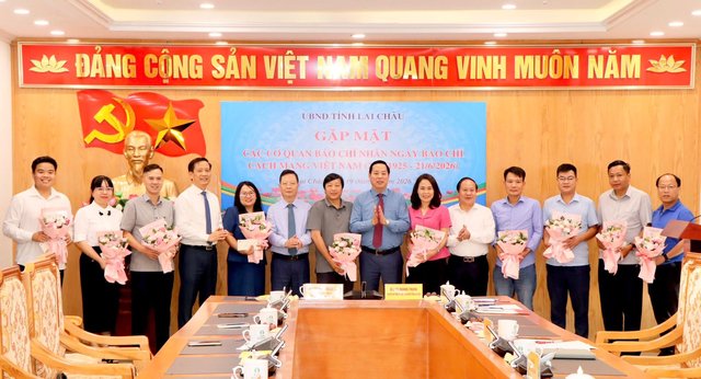 Lai Châu gặp mặt các cơ quan báo chí nhân kỉ niệm 101 năm Ngày Báo chí Cách mạng Việt Nam ​