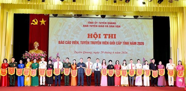 Tuyên Quang lan tỏa Nghị quyết qua Hội thi Báo cáo viên, tuyên truyền viên giỏi 2026