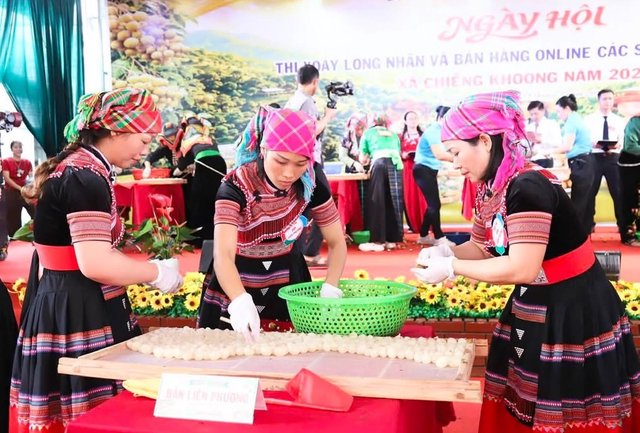 Mở lối đưa đặc sản nhãn Chiềng Khoong vươn xa bằng nền tảng số