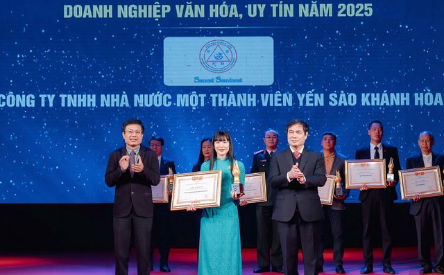 Yến sào Khánh Hòa - Doanh nghiệp văn hóa, uy tín năm 2025