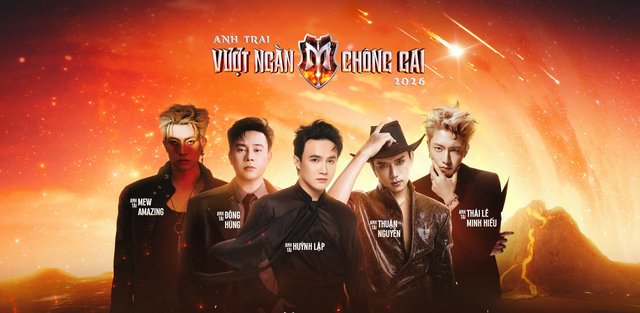 Lộ diện 5 “anh tài” tiếp theo của “Anh trai vượt ngàn chông gai” mùa 2