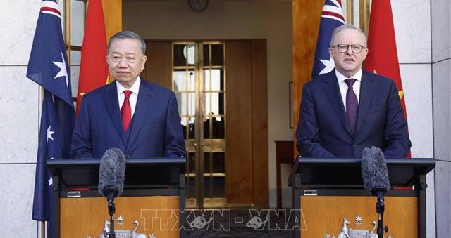 Tuyên bố chung về làm sâu sắc quan hệ Đối tác chiến lược toàn diện Việt Nam - Australia