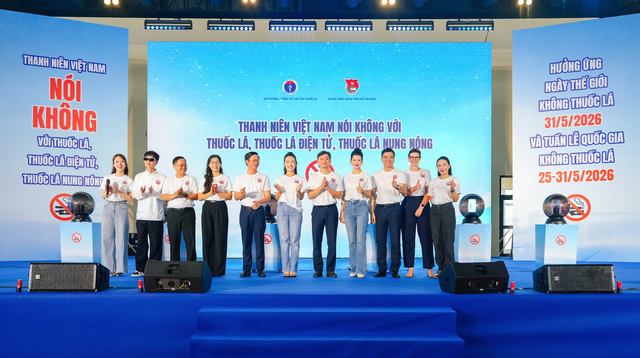 Tuổi trẻ Việt Nam tiên phong vì môi trường không khói thuốc