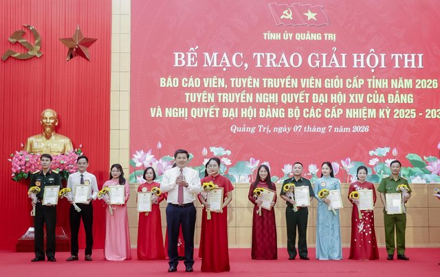 Trao giải