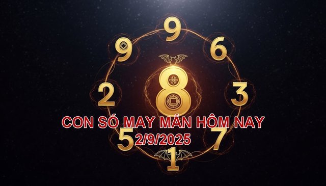 Con số may mắn hôm nay thứ 3 ngày 2.9.2025 của 12 con giáp