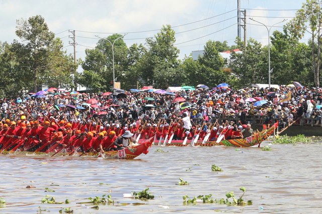 Sôi nổi Giải Đua ghe Ngo TP Cần Thơ năm 2025