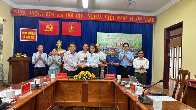 Xã Măng Đen đẩy mạnh liên kết sản xuất, tiêu thụ nông sản