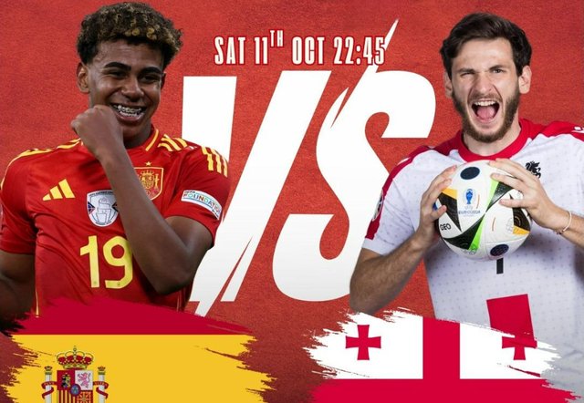 Nhận định trận đấu Tây Ban Nha vs Georgia, 1h45 ngày 12.10: Khó cản Bò tót