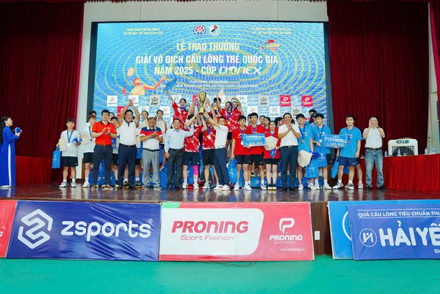 Lâm Đồng lên ngôi vô địch Giải cầu lông trẻ quốc gia 2025 – Cúp DONEX