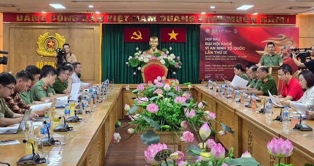 Bộ Công an tổ chức Đại hội khỏe “Vì an ninh Tổ quốc” và Hội thi điều lệnh, quân sự, võ thuật CAND