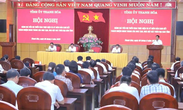 Thanh Hóa cam kết hoàn thành xóa nhà tạm, nhà dột nát trong tháng 10.2025
