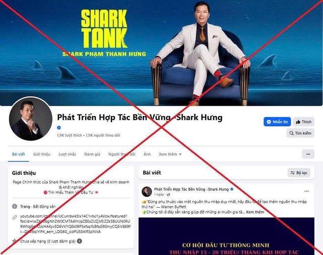 Giả mạo các “Shark” để lừa đảo