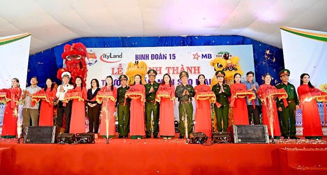 Gia Lai: Khánh thành Trường Mầm non cho trẻ em vùng biên