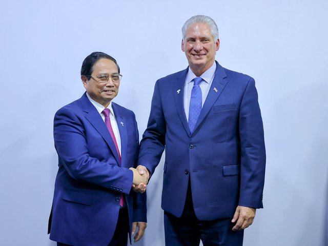 Thủ tướng Phạm Minh Chính gặp song phương lãnh đạo các nước dự Hội nghị Thượng đỉnh BRICS