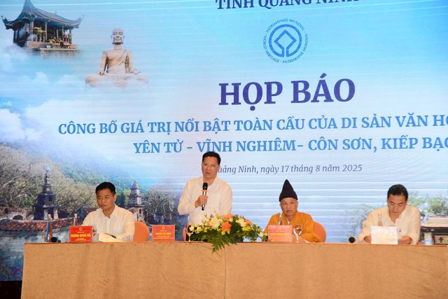 Công bố giá trị nổi bật toàn cầu của Di sản thế giới Yên Tử - Vĩnh Nghiêm - Côn Sơn, Kiếp Bạc