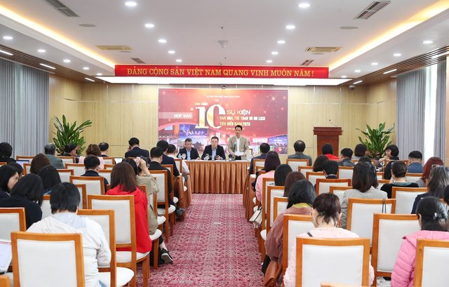 Họp báo bình chọn 10 sự kiện văn hoá, thể thao và du lịch tiêu biểu năm 2025