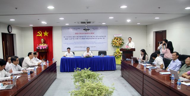 Vận dụng sáng tạo tư tưởng Hồ Chí Minh trong xây dựng nền kinh tế độc lập tự chủ và hội nhập quốc tế