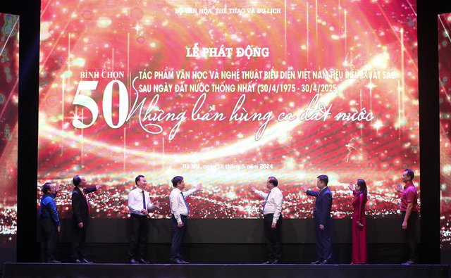 Phát động bình chọn 50 tác phẩm văn học nghệ thuật tiêu biểu sau ngày đất nước thống nhất