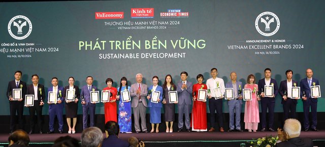 Thương hiệu mạnh, phát triển bền vững Việt Nam 2024