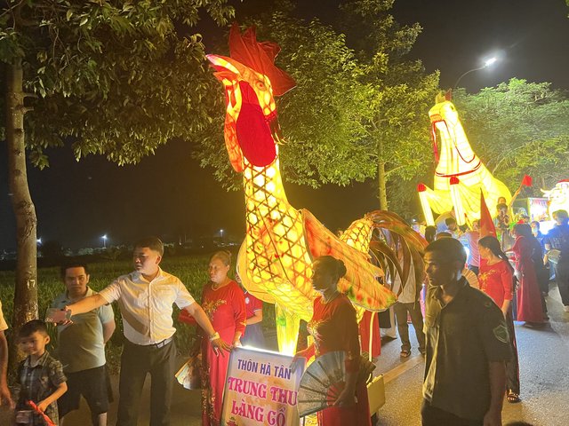 Trung thu sớm ở làng cổ Đường Lâm