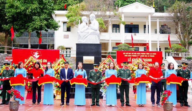Lai Châu: Khánh thành tượng đài “Bác Hồ với chiến sĩ Biên phòng”