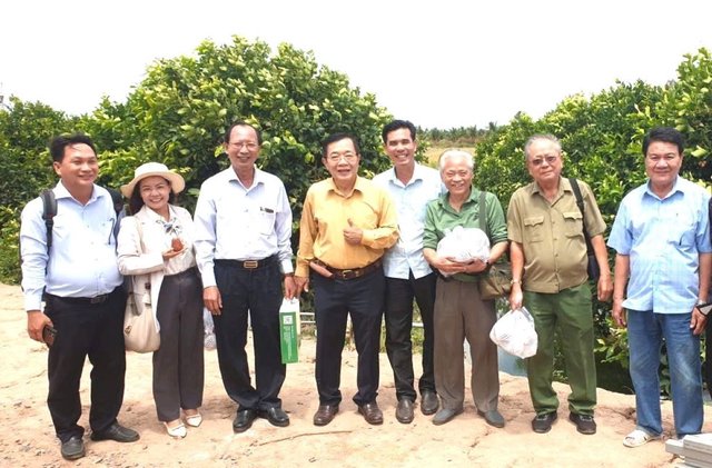 Thích thú với vườn mận hồng Sân Tiên thu về hàng chục tỉ đồng mỗi năm ở xứ Cù Lao Dung