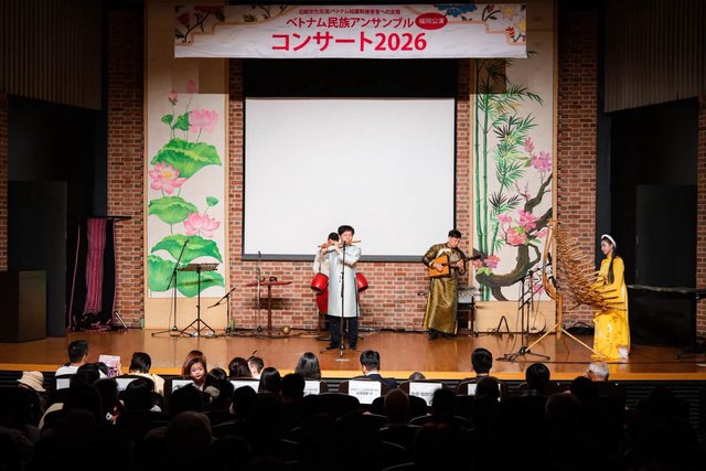Hòa nhạc Việt Nam tại Fukuoka: Kết nối văn hóa, lan tỏa yêu thương