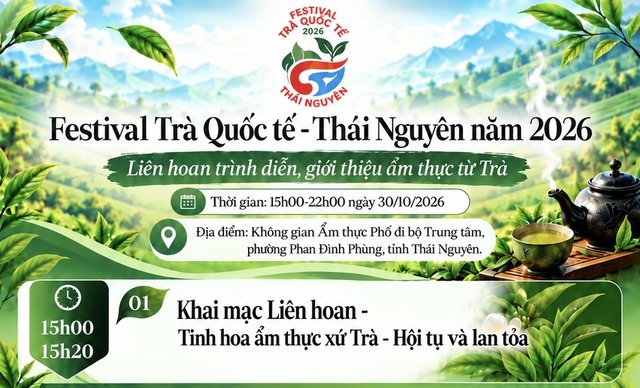 “World Master Tea Vietnam” đánh thức giá trị văn hóa trà Thái Nguyên