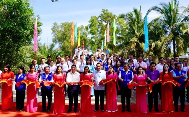 Vĩnh Bình đưa vào sử dụng 3 cầu giao thông nông thôn trị giá 1,5 tỉ đồng