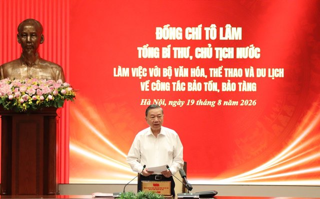 Triển khai ý kiến chỉ đạo của Tổng Bí thư, Chủ tịch nước về công tác bảo tồn, bảo tàng