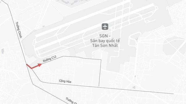 Từ 30.10, điều chỉnh lưu thông nhiều tuyến đường quanh sân bay Tân Sơn Nhất