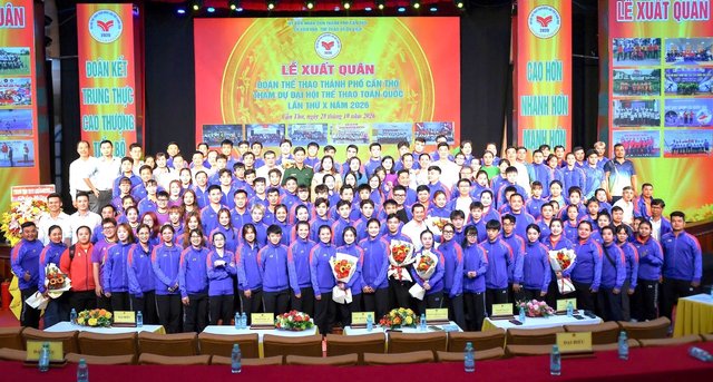 Cần Thơ phấn đấu giành 34 HCV tại Đại hội Thể thao toàn quốc 2026