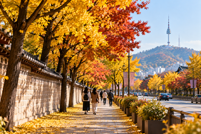 Khám phá 110 cung đường ngập sắc lá vàng giữa lòng Seoul