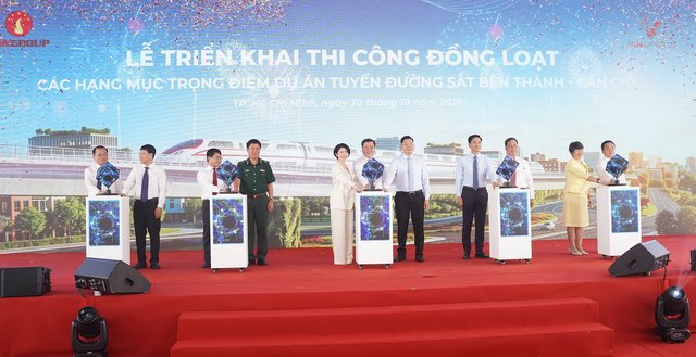 VinSpeed tăng tốc thi công tuyến đường sắt tốc độ cao Bến Thành – Cần Giờ