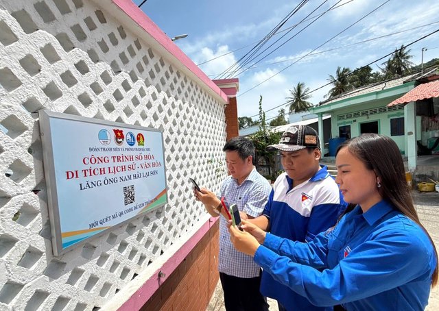 Kiên Hải số hóa di tích Lăng Ông Nam Hải, lan tỏa giá trị văn hóa biển đảo