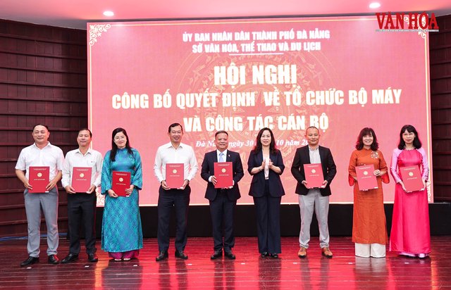 Sở VHTTDL TP. Đà Nẵng công bố loạt nhân sự và thành lập 3 đơn vị trực thuộc