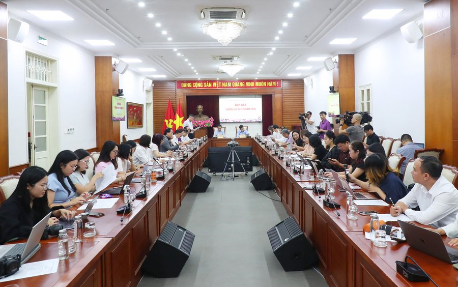 Quang cảnh Họp báo